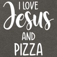 I Love Jesus And Pizza Italian Food Pizza Lover Eating Pizza Cotton Canvas Backpack