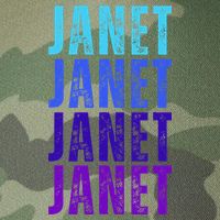 I Love Janet Pattern First Name Janet Legacy Tie Dye Trucker Hat