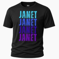 I Love Janet Pattern First Name Janet Performance Shirt