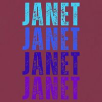 I Love Janet Pattern First Name Janet 16oz Travel Tumbler