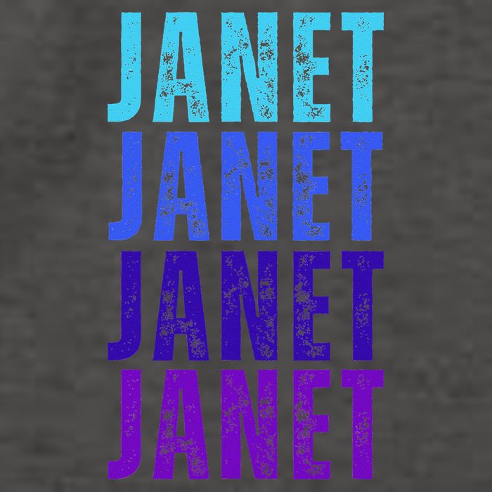 I Love Janet Pattern First Name Janet Vector Backpack