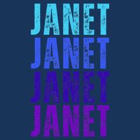 I Love Janet Pattern First Name Janet Infant Baby Jersey Bodysuit