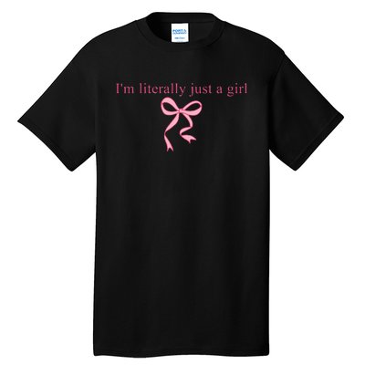 IM Literally Just A Girl Sad Hamster Tall T-Shirt