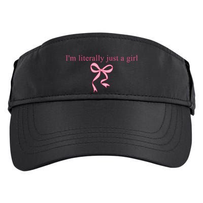 IM Literally Just A Girl Sad Hamster Adult Drive Performance Visor
