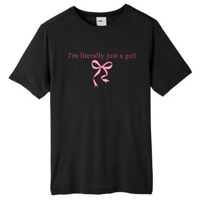 IM Literally Just A Girl Sad Hamster Tall Fusion ChromaSoft Performance T-Shirt