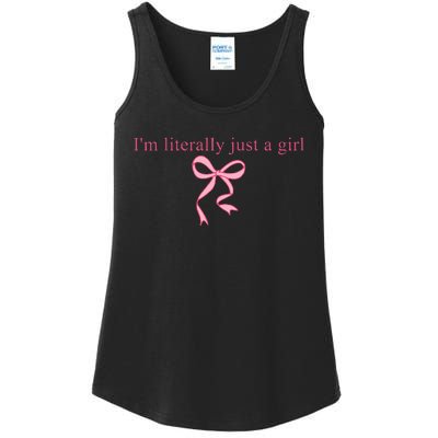 IM Literally Just A Girl Sad Hamster Ladies Essential Tank