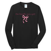 IM Literally Just A Girl Sad Hamster Tall Long Sleeve T-Shirt