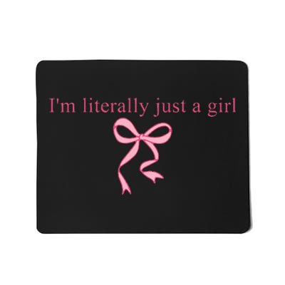 IM Literally Just A Girl Sad Hamster Mousepad