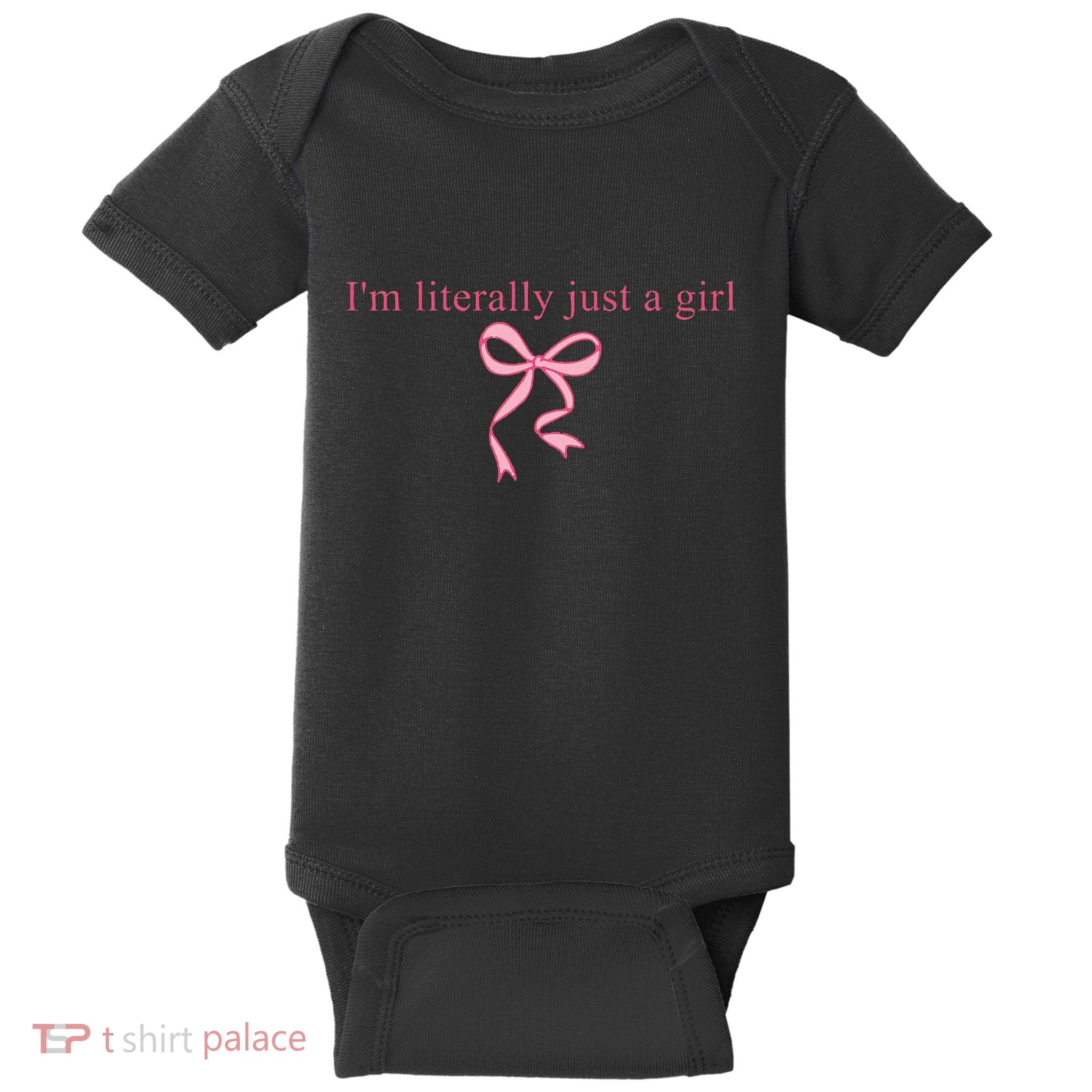 IM Literally Just A Girl Sad Hamster Baby Bodysuit