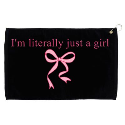 IM Literally Just A Girl Sad Hamster Grommeted Golf Towel