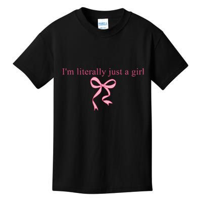IM Literally Just A Girl Sad Hamster Kids T-Shirt