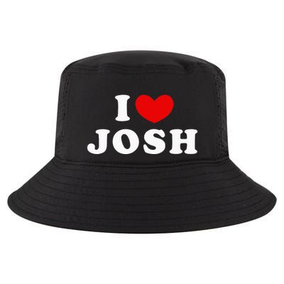 I Love Josh I Heart Josh Cool Comfort Performance Bucket Hat