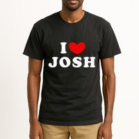 I Love Josh I Heart Josh Tall T-Shirt