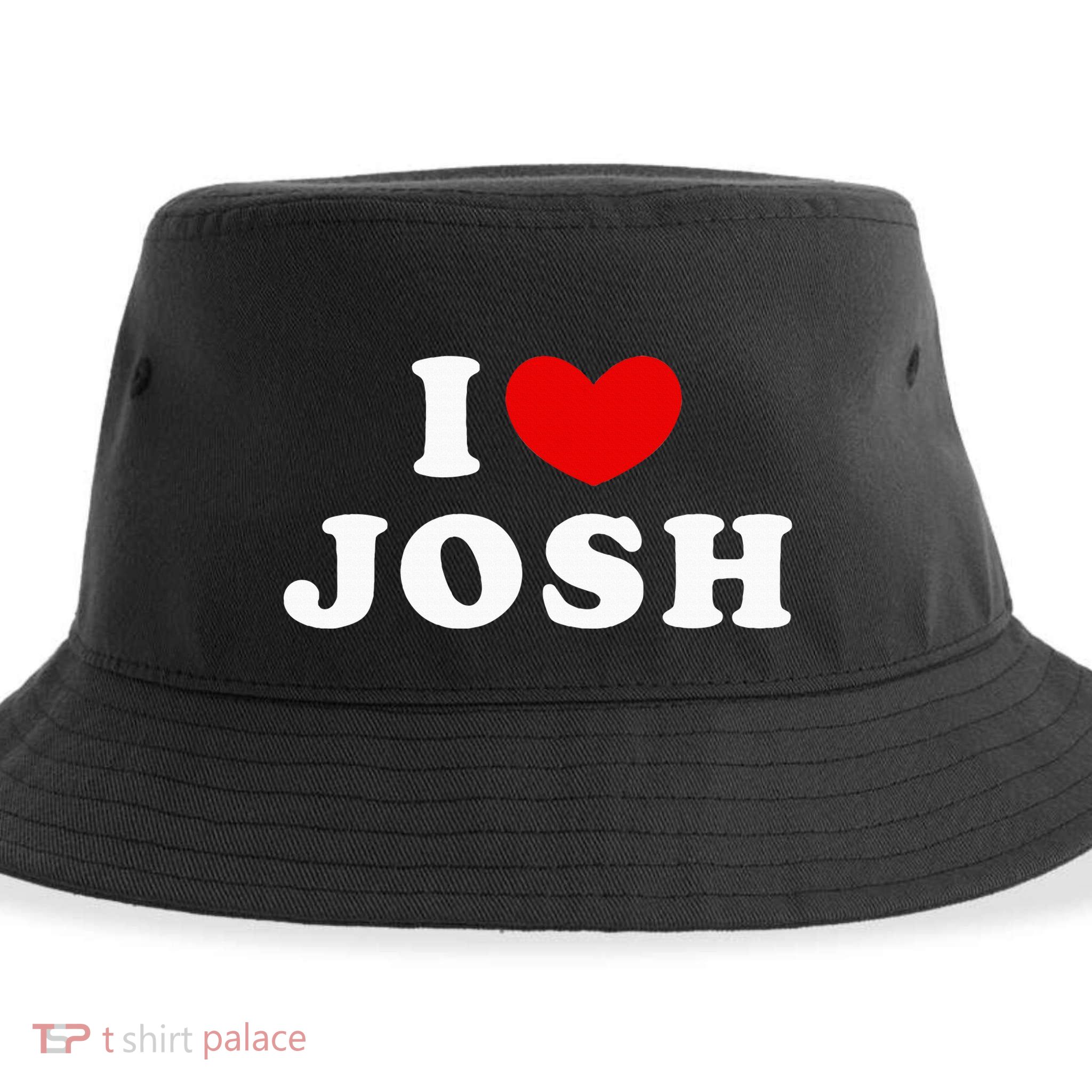 I Love Josh I Heart Josh Sustainable Bucket Hat