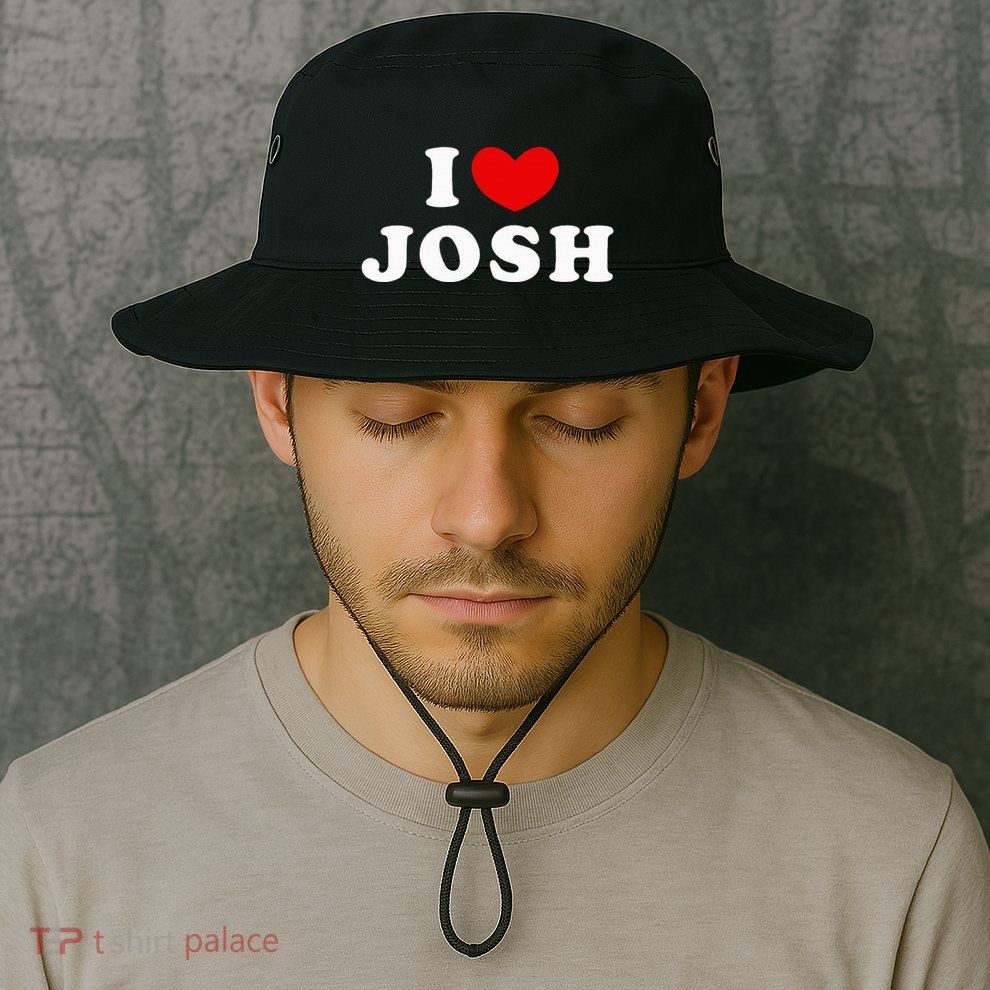 I Love Josh I Heart Josh Bucket Hat