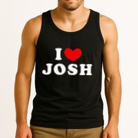 I Love Josh I Heart Josh Tank Top