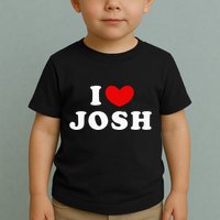 I Love Josh I Heart Josh Toddler T-Shirt
