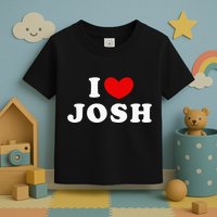 I Love Josh I Heart Josh Toddler T-Shirt
