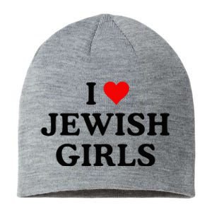 I Love Jewish Girl I Heart Jewish Sustainable Beanie