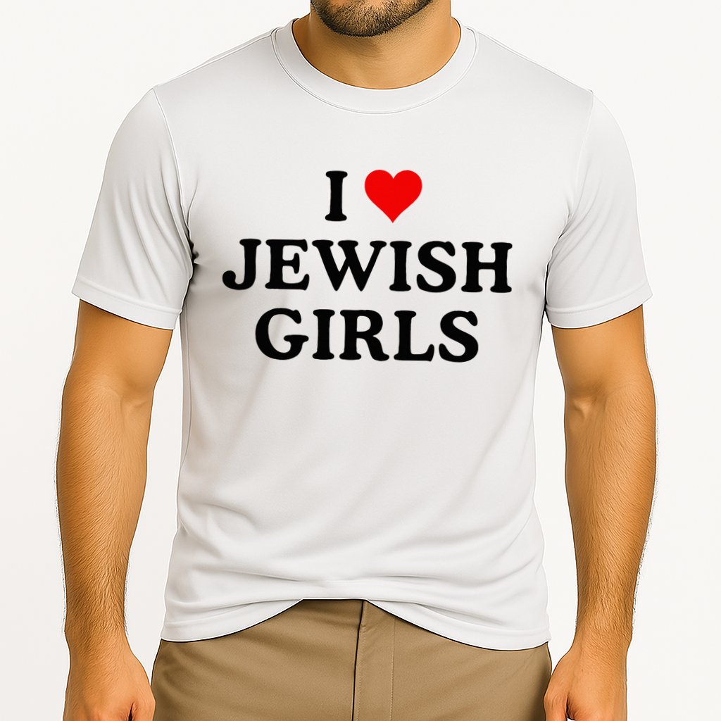 I Love Jewish Girl I Heart Jewish Performance Shirt