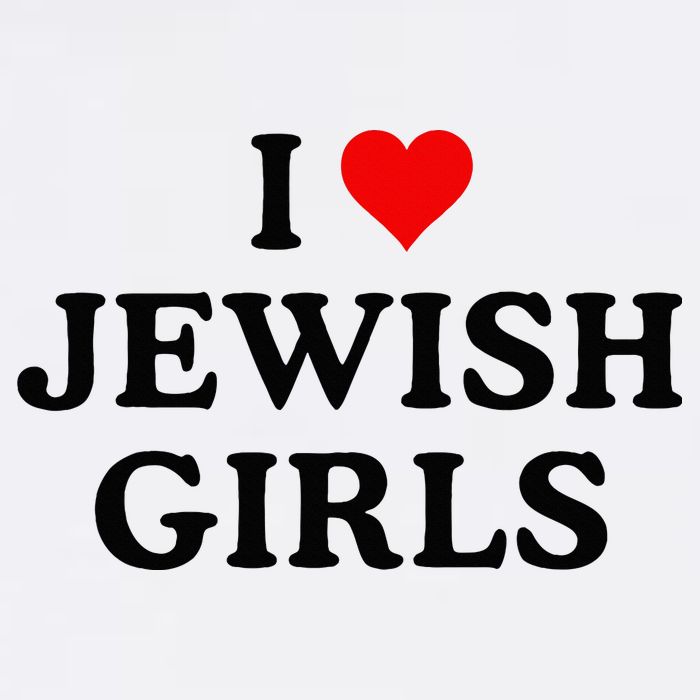 I Love Jewish Girl I Heart Jewish V-Neck T-Shirt