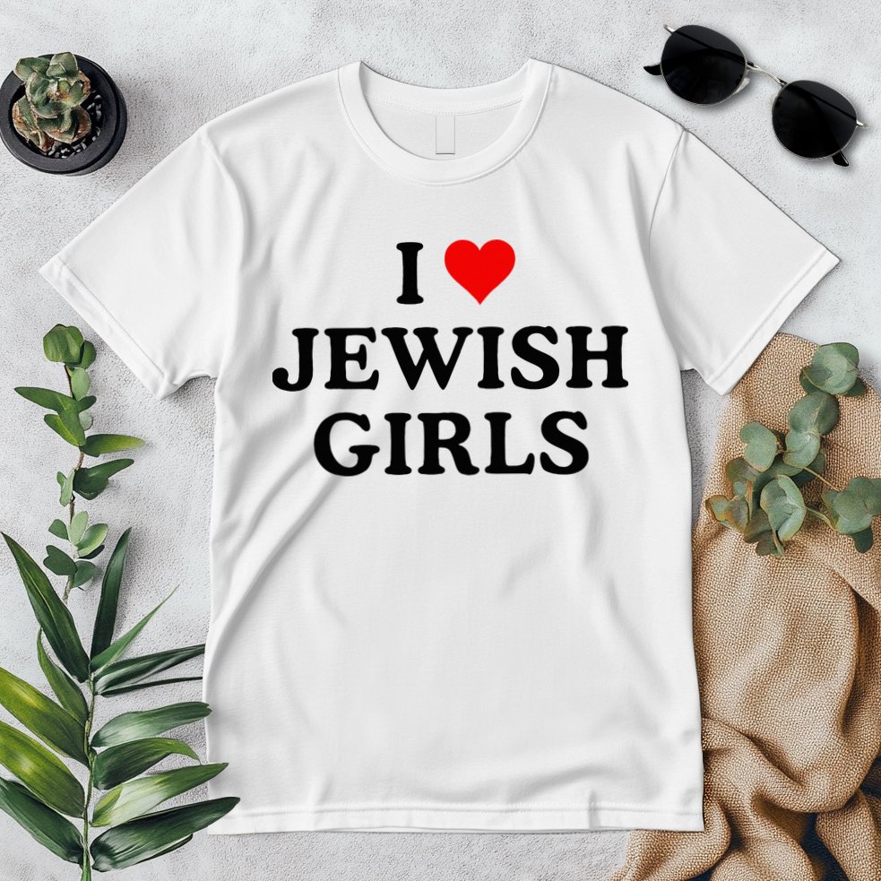 I Love Jewish Girl I Heart Jewish Premium T-Shirt
