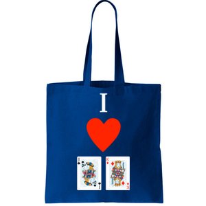 I Love Jack King Offsuit Funny Poker Designed Great Gift Tote Bag