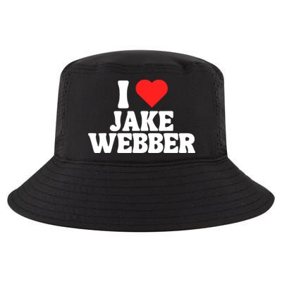 I Love Jake Webber I Heart Jake Webber Cool Comfort Performance Bucket Hat