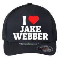 I Love Jake Webber I Heart Jake Webber Flexfit Unipanel Trucker Cap