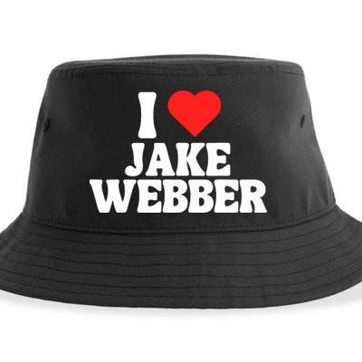 I Love Jake Webber I Heart Jake Webber Sustainable Bucket Hat