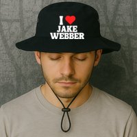 I Love Jake Webber I Heart Jake Webber Bucket Hat