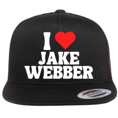 I Love Jake Webber I Heart Jake Webber Flatbill Hat