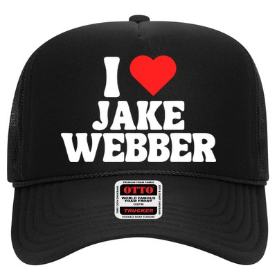 I Love Jake Webber I Heart Jake Webber Trucker Hat
