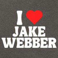 I Love Jake Webber I Heart Jake Webber Cotton Canvas Backpack