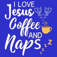 I Love Jesus Coffee And Naps Great Gift 16 in Basic Backpack