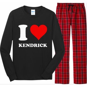 I Love Kendrick Long Sleeve Pajama Set