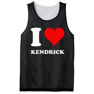 I Love Kendrick Mesh Reversible Basketball Jersey Tank