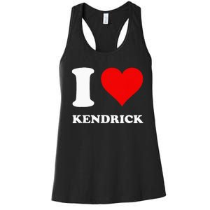 I Love Kendrick Women's Racerback Tank