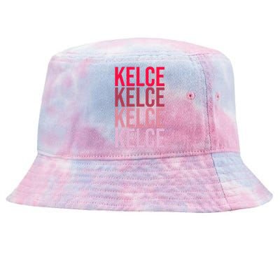 I Love Kelce First Name Kelce Tie-Dyed Bucket Hat