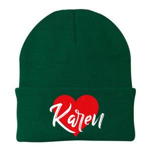 I Love Karen First Name Knit Cap Winter Beanie