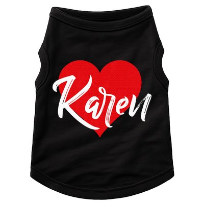 I Love Karen First Name Doggie Tank
