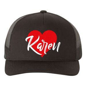 I Love Karen First Name Yupoong Adult 5-Panel Trucker Hat