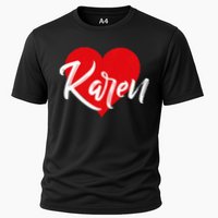 I Love Karen First Name Cooling Performance Crew T-Shirt