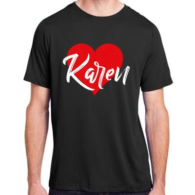 I Love Karen First Name Adult ChromaSoft Performance T-Shirt