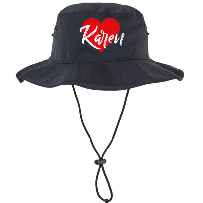 I Love Karen First Name Legacy Cool Fit Booney Bucket Hat