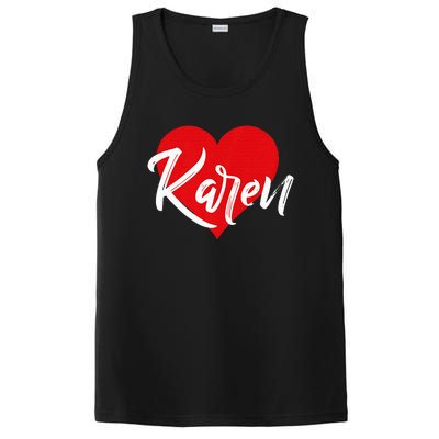 I Love Karen First Name PosiCharge Competitor Tank