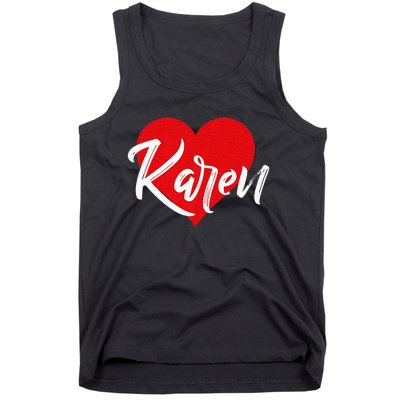 I Love Karen First Name Tank Top