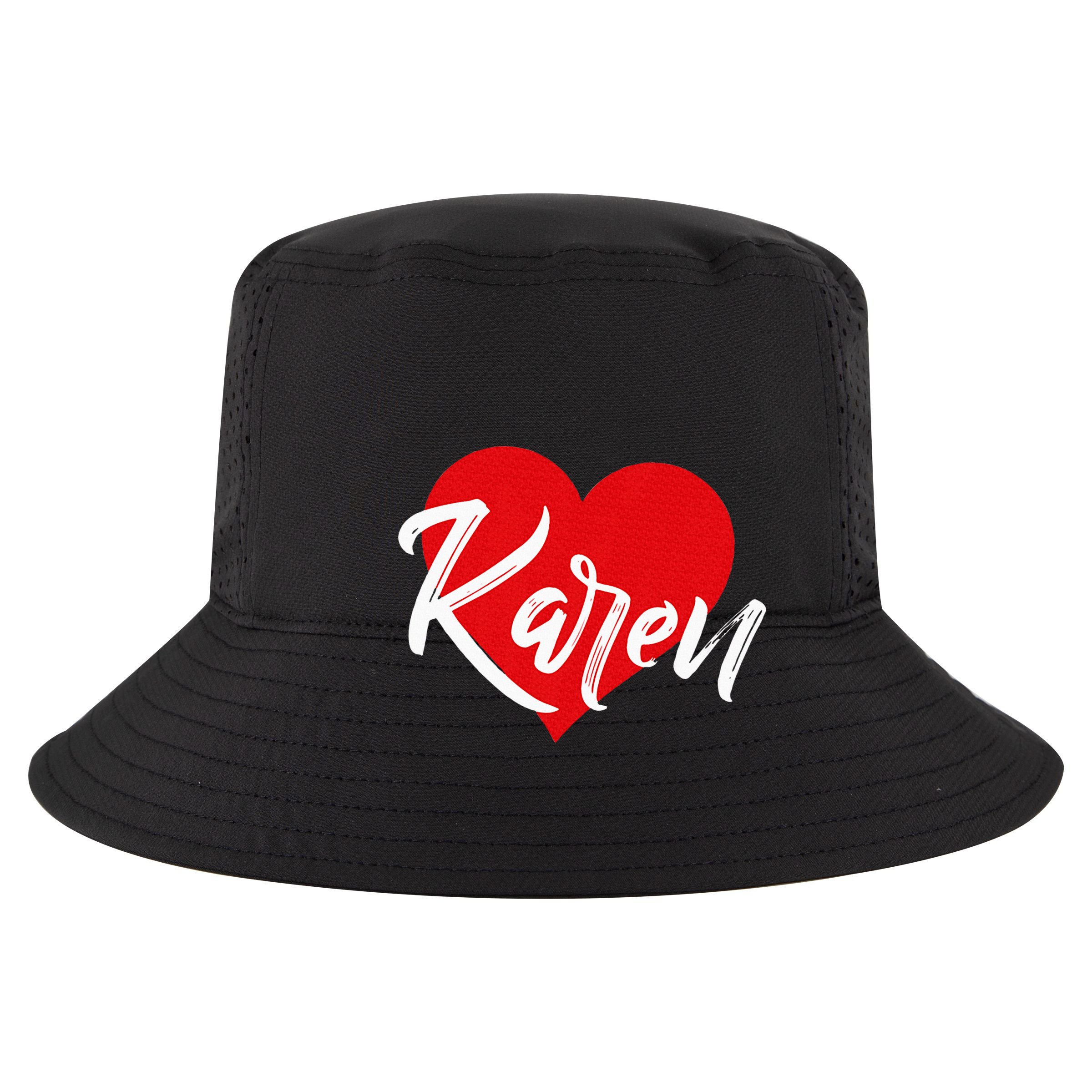I Love Karen First Name Cropped Pullover Crew