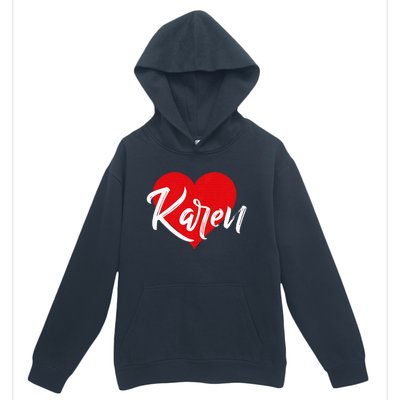 I Love Karen First Name Urban Pullover Hoodie