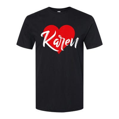 I Love Karen First Name Softstyle CVC T-Shirt